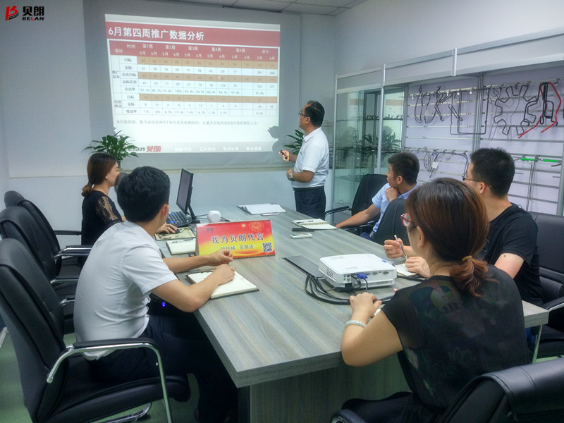 總結工作，計劃未來——貝朗鐵絲成型機員工周例會